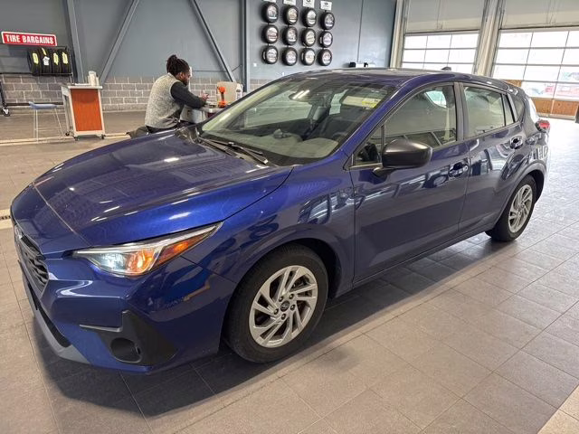 2024 Sapphire Blue Pearl Subaru Impreza Base AWD Hatchback