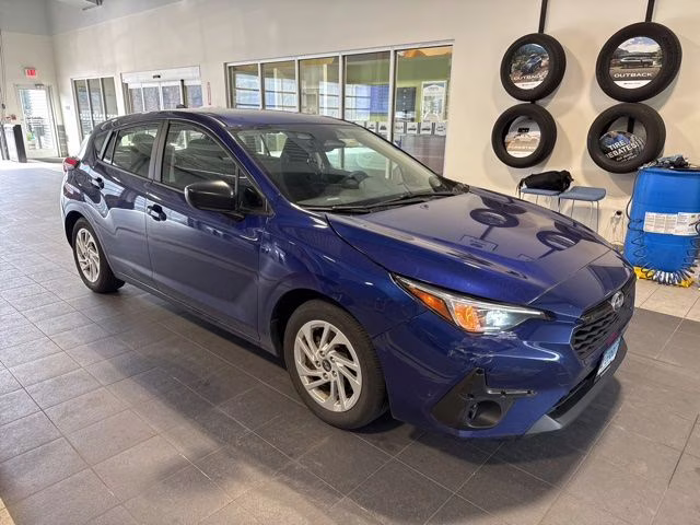 2024 Sapphire Blue Pearl Subaru Impreza Base AWD Hatchback