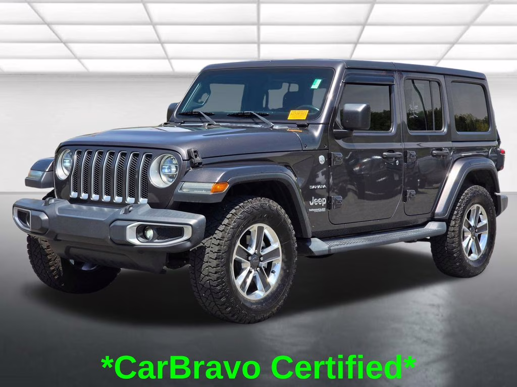 2018 Granite Crystal Metallic Clearcoat Jeep Wrangler Unlimited Sahara 4X4 SUV