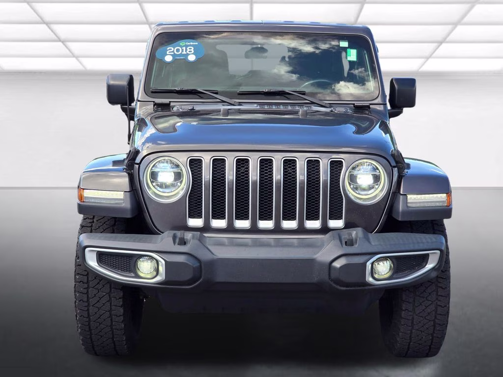 2018 Granite Crystal Metallic Clearcoat Jeep Wrangler Unlimited Sahara 4X4 SUV