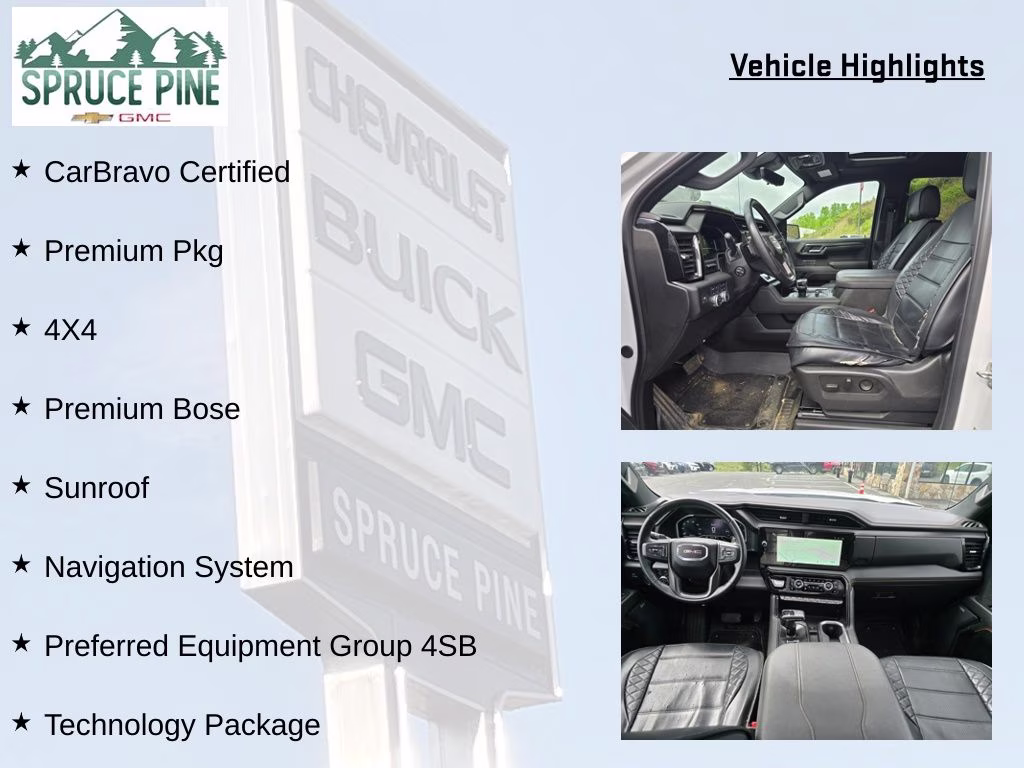 2024 Summit White GMC Sierra 1500 AT4 4X4 Truck