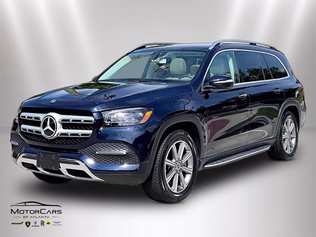 2020 Brilliant Blue Metallic Mercedes-Benz GLS GLS 450 Burmester Audio AWD SUV