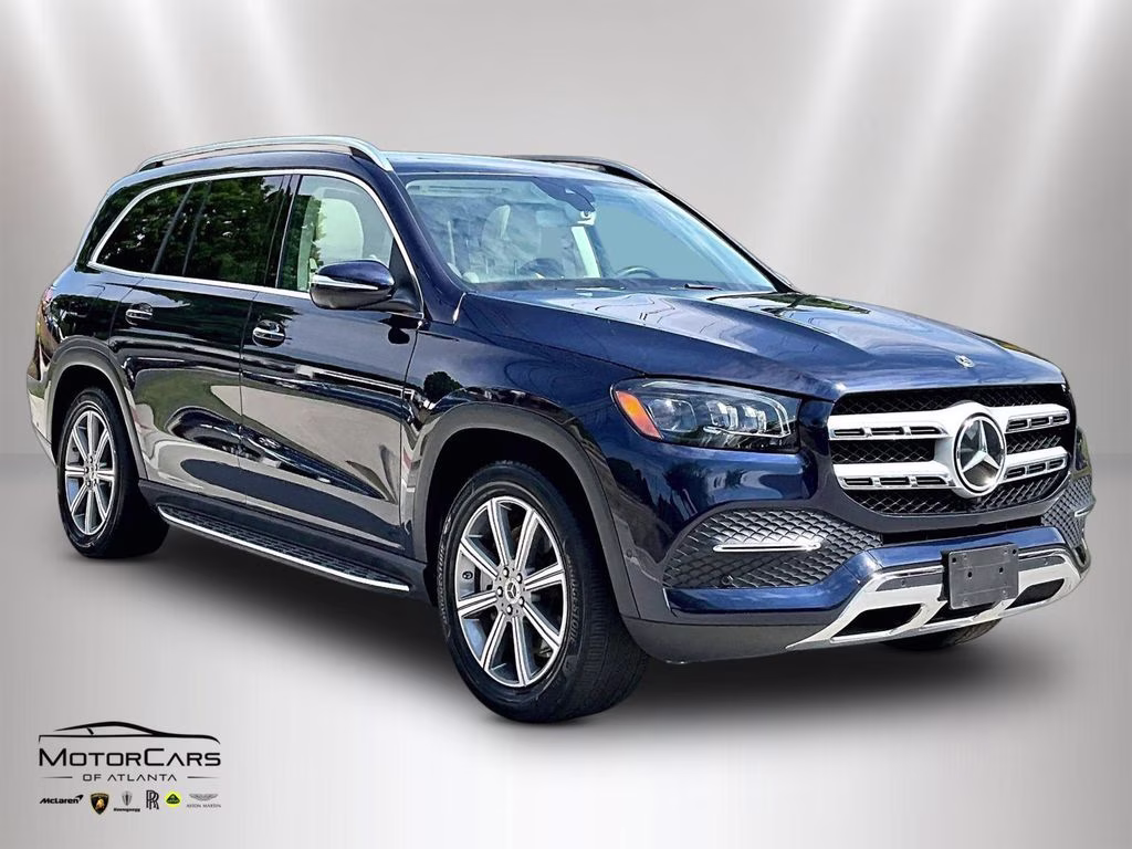 2020 Brilliant Blue Metallic Mercedes-Benz GLS GLS 450 Burmester Audio AWD SUV
