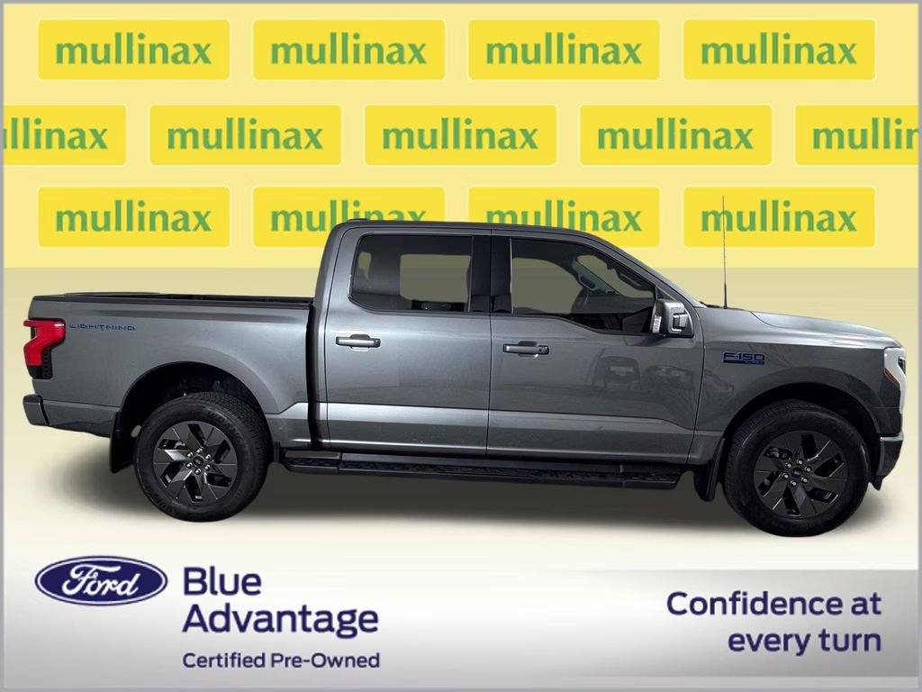 2024 Carbonized Gray Metallic Ford F-150 Lightning Flash AWD Truck