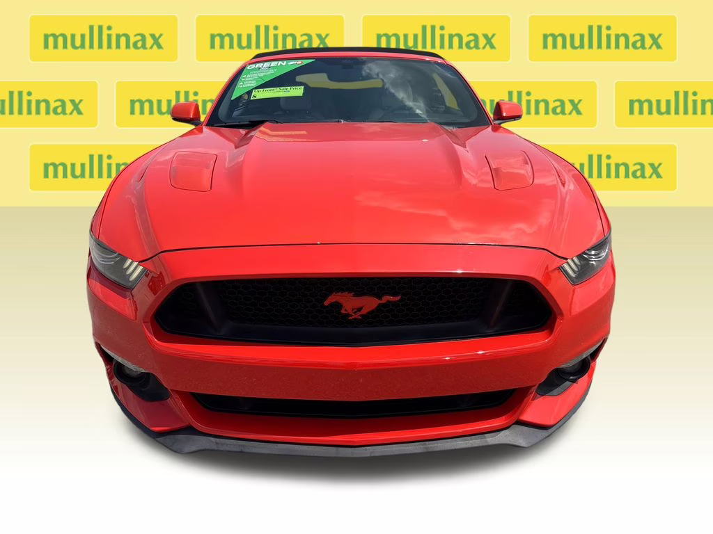 2016 Competition Orange Ford Mustang GT Premium RWD Convertible