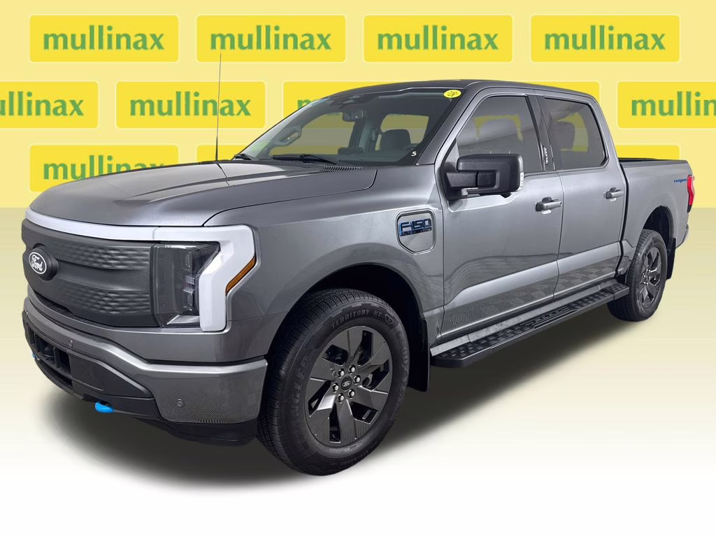 2024 Carbonized Gray Metallic Ford F-150 Lightning Flash AWD Truck