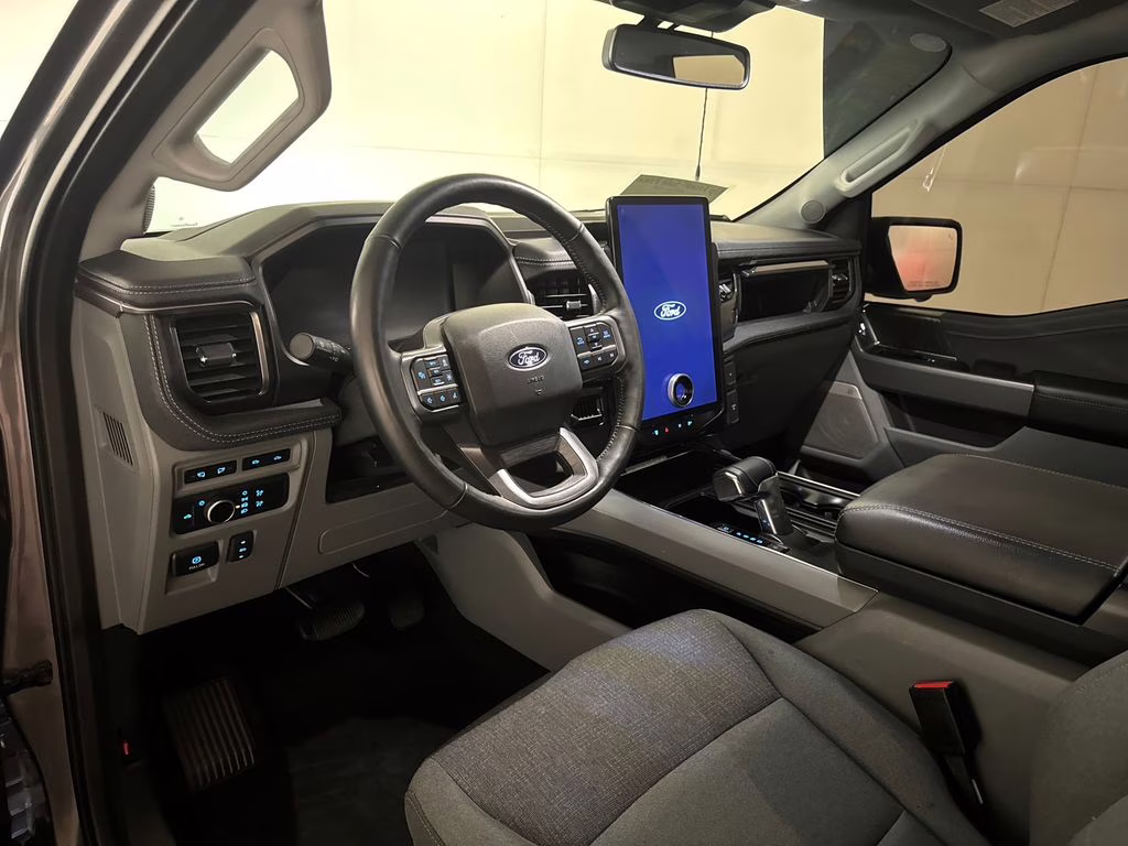 2024 Carbonized Gray Metallic Ford F-150 Lightning Flash AWD Truck