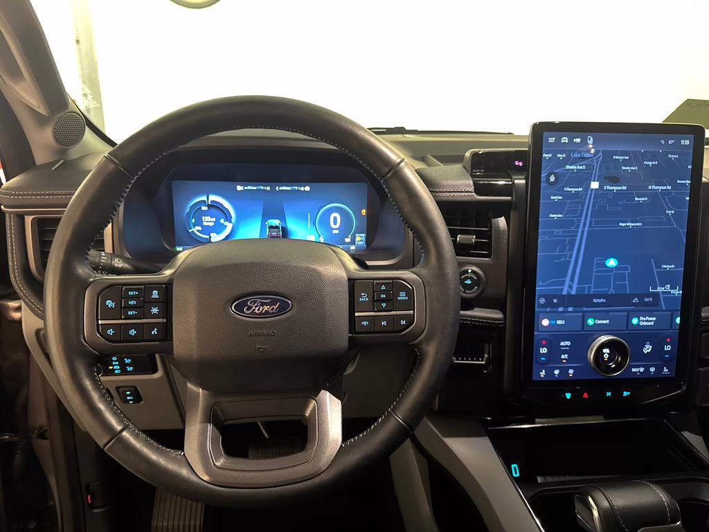 2024 Carbonized Gray Metallic Ford F-150 Lightning Flash AWD Truck