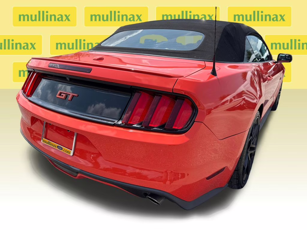 2016 Competition Orange Ford Mustang GT Premium RWD Convertible