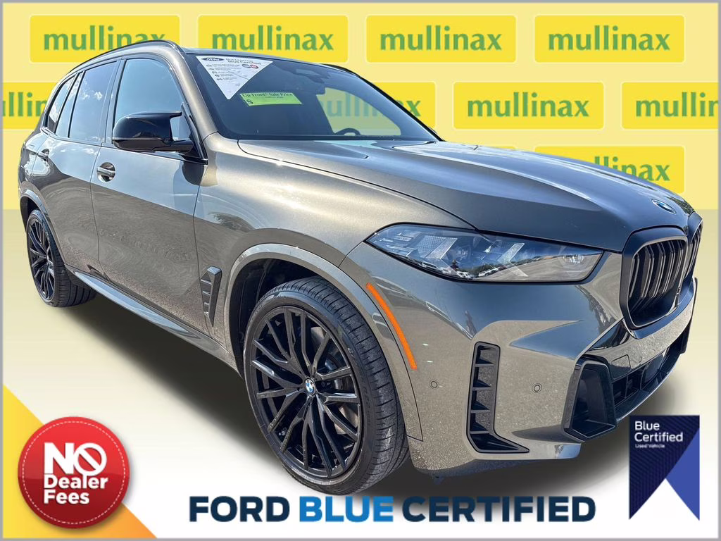 2024 Manhattan Green Metallic BMW X5 M60i AWD SUV