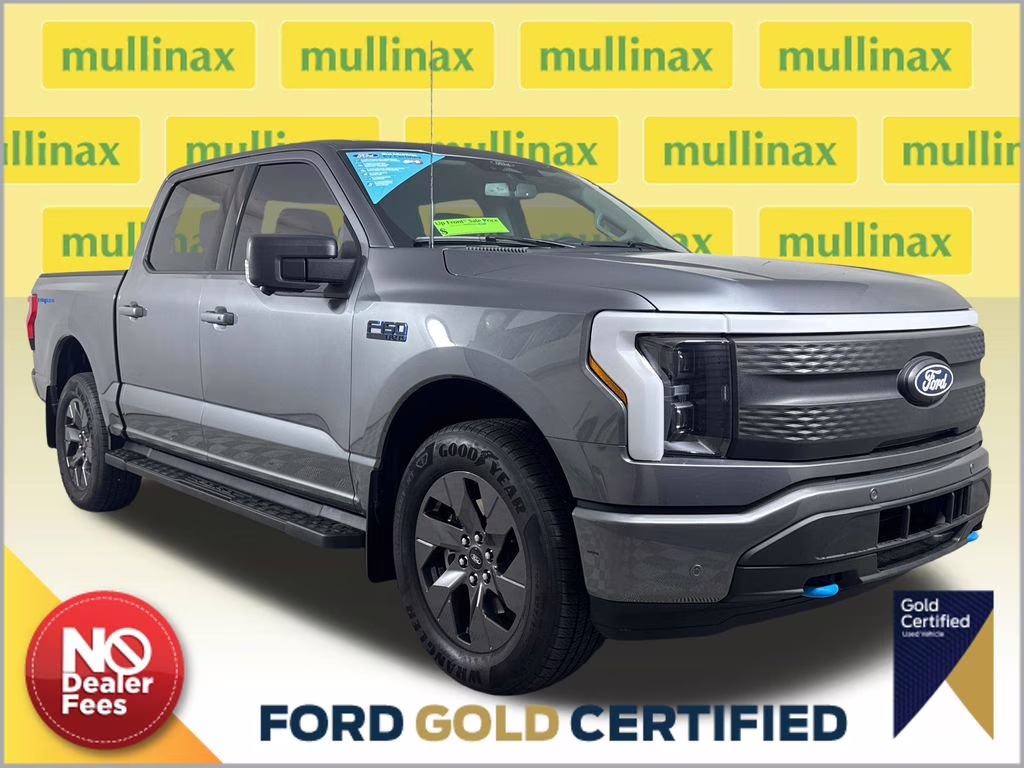 2024 Carbonized Gray Metallic Ford F-150 Lightning Flash AWD Truck