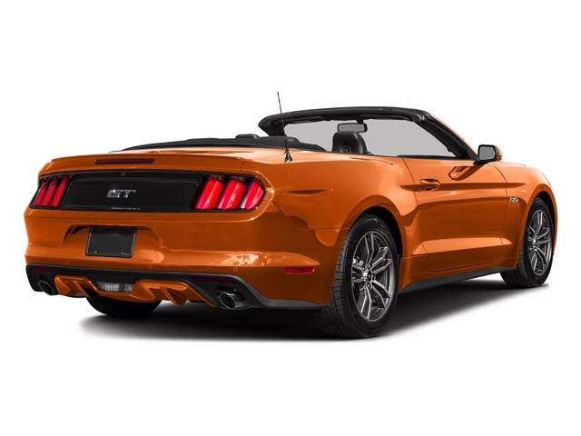 2016 Competition Orange Ford Mustang GT Premium RWD Convertible