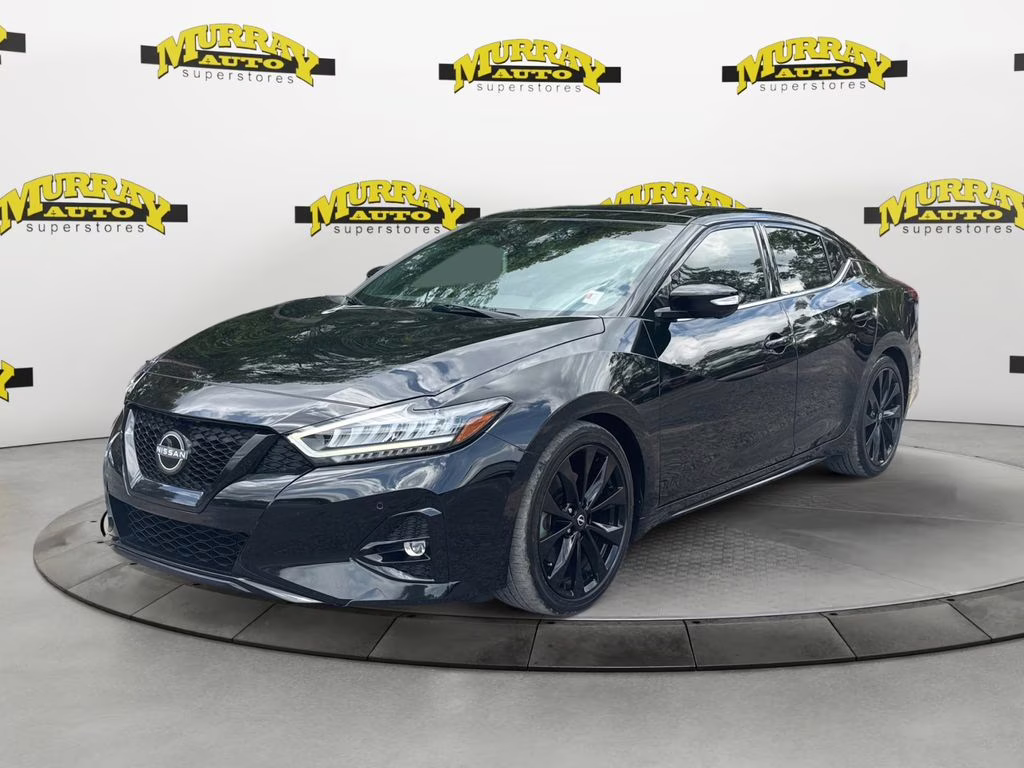 2023 Super Black Nissan Maxima SR FWD Sedan