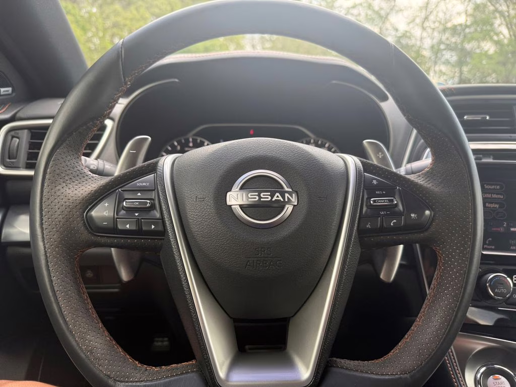 2023 Super Black Nissan Maxima SR FWD Sedan