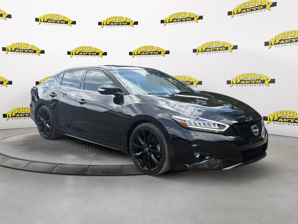 2023 Super Black Nissan Maxima SR FWD Sedan