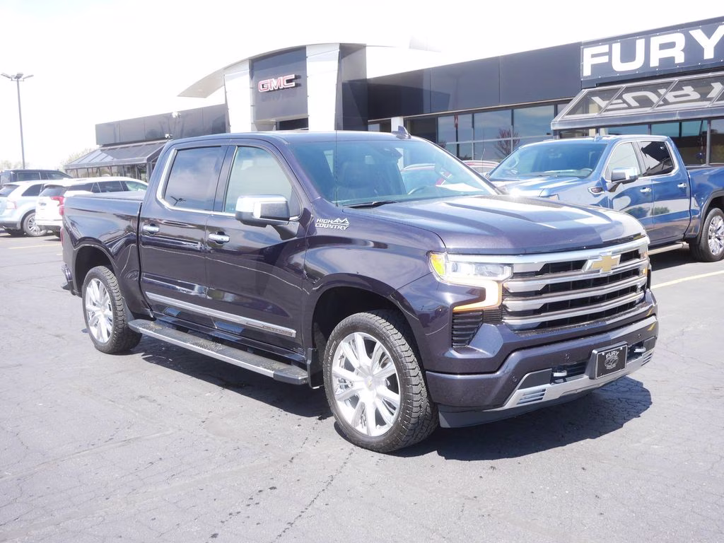 2022 Dark Ash Metallic Chevrolet Silverado 1500 High Country 4X4 Truck