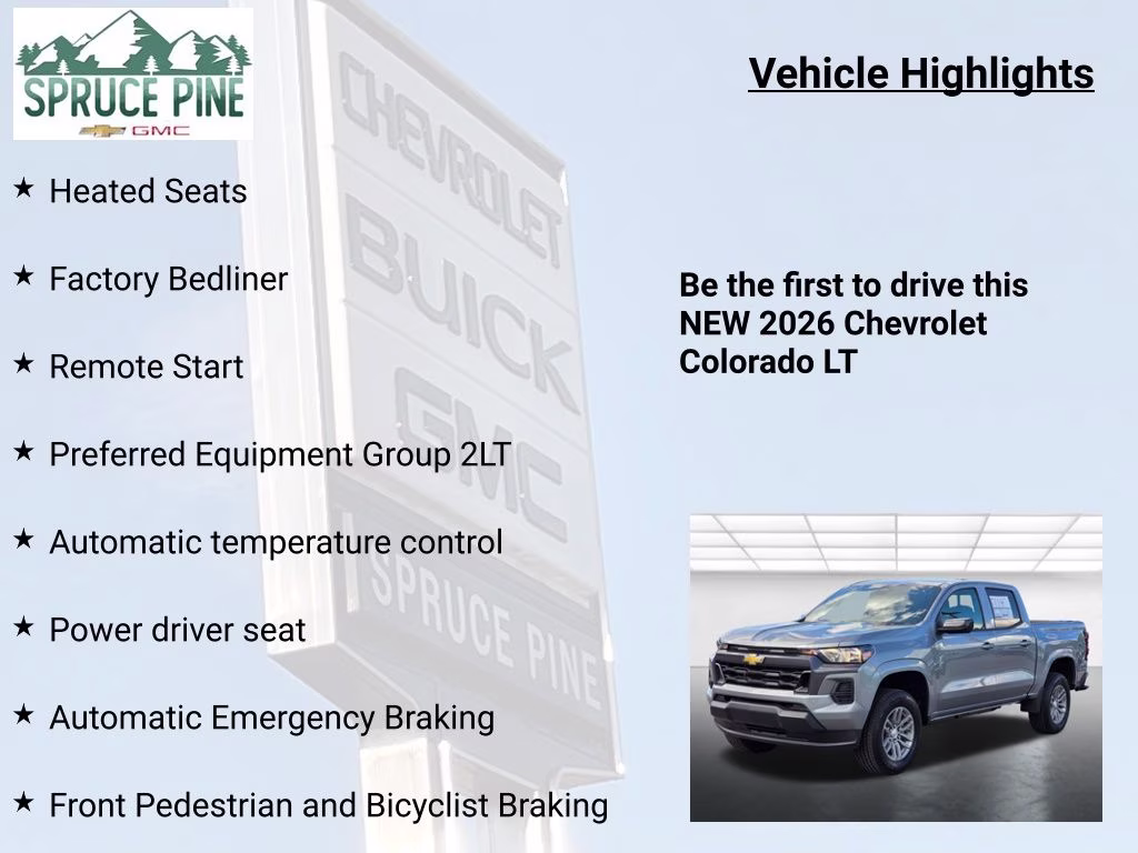 2026 Sterling Gray Metallic Chevrolet Colorado LT RWD Truck