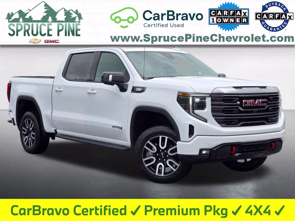 2024 Summit White GMC Sierra 1500 AT4 4X4 Truck