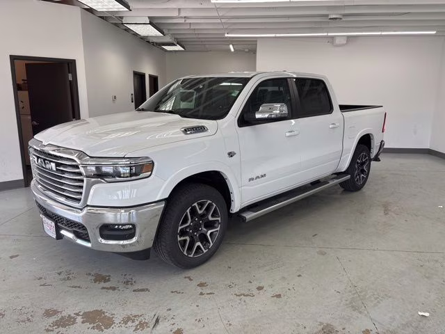2026 Bright White Clearcoat Ram 1500 Laramie 4X4 Truck