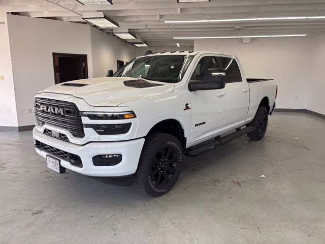 2026 Bright White Clearcoat Ram 3500 Laramie Night Edition 4X4 Truck