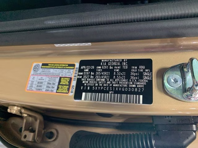 2027 Terrain Brown Kia Telluride X-Line EX AWD SUV