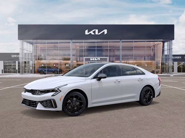 2026 Snow White Pearl Kia K5 GT-Line AWD Sedan