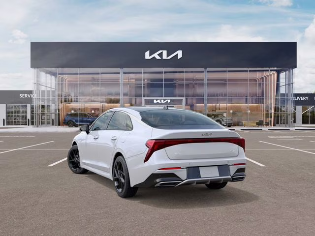 2026 Snow White Pearl Kia K5 GT-Line AWD Sedan