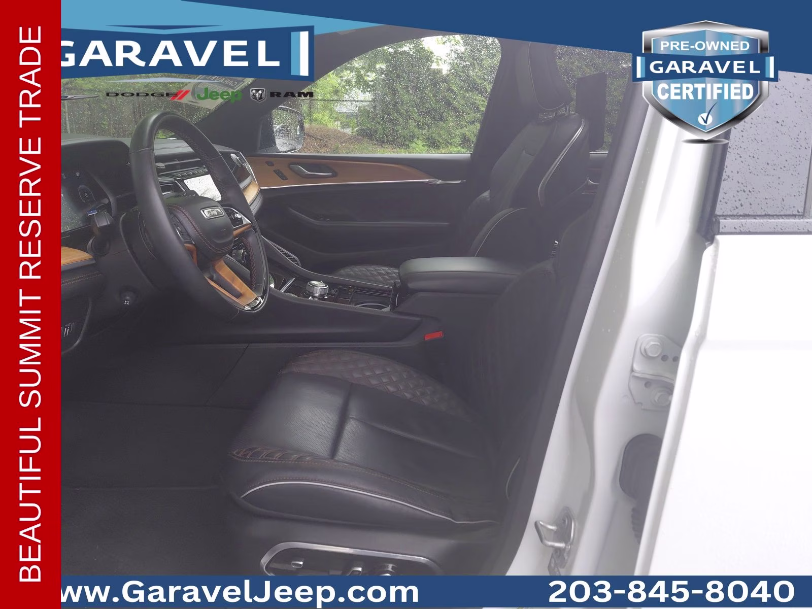 2023 Bright White Clearcoat Jeep Grand Cherokee L Summit 4X4 SUV