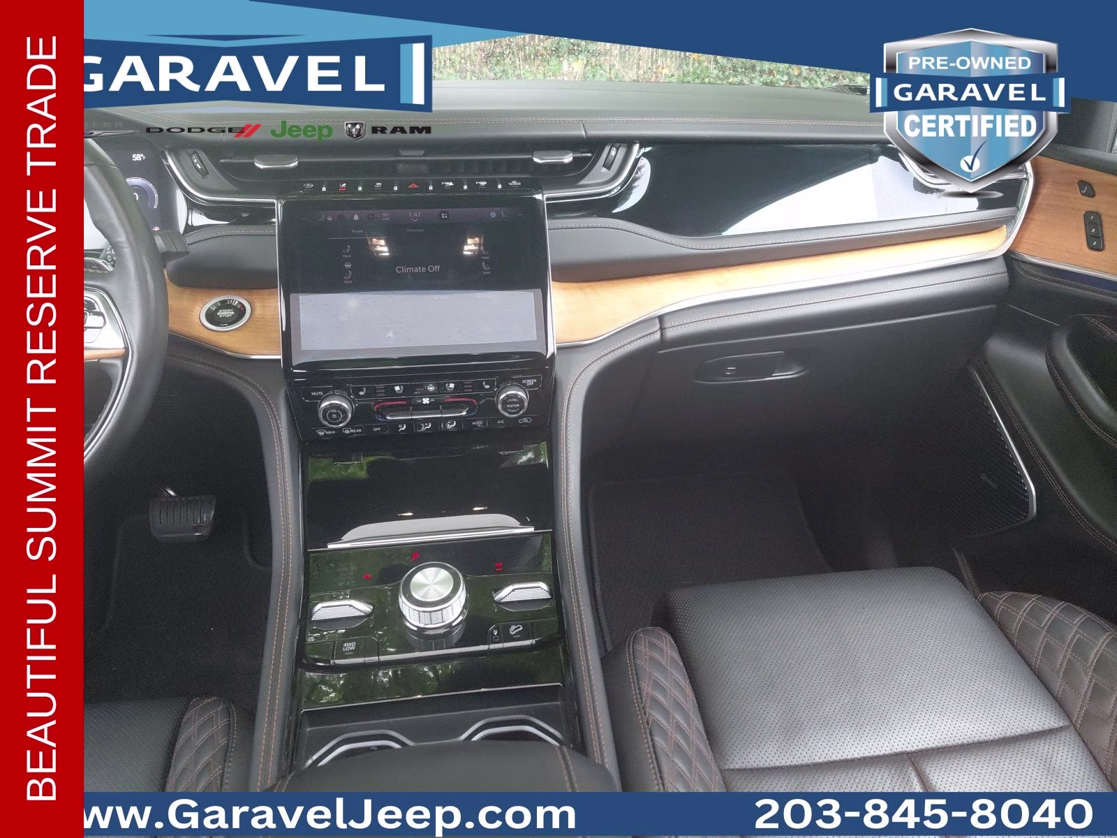 2023 Bright White Clearcoat Jeep Grand Cherokee L Summit 4X4 SUV