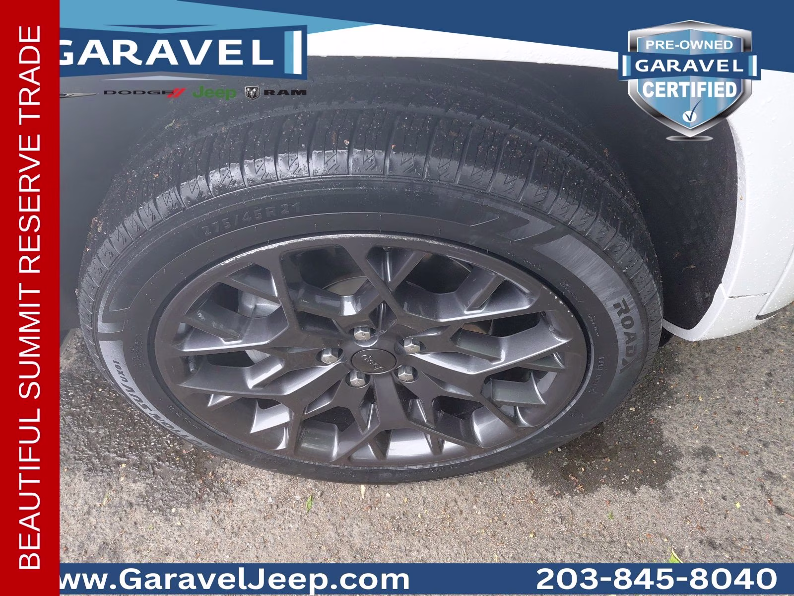 2023 Bright White Clearcoat Jeep Grand Cherokee L Summit 4X4 SUV