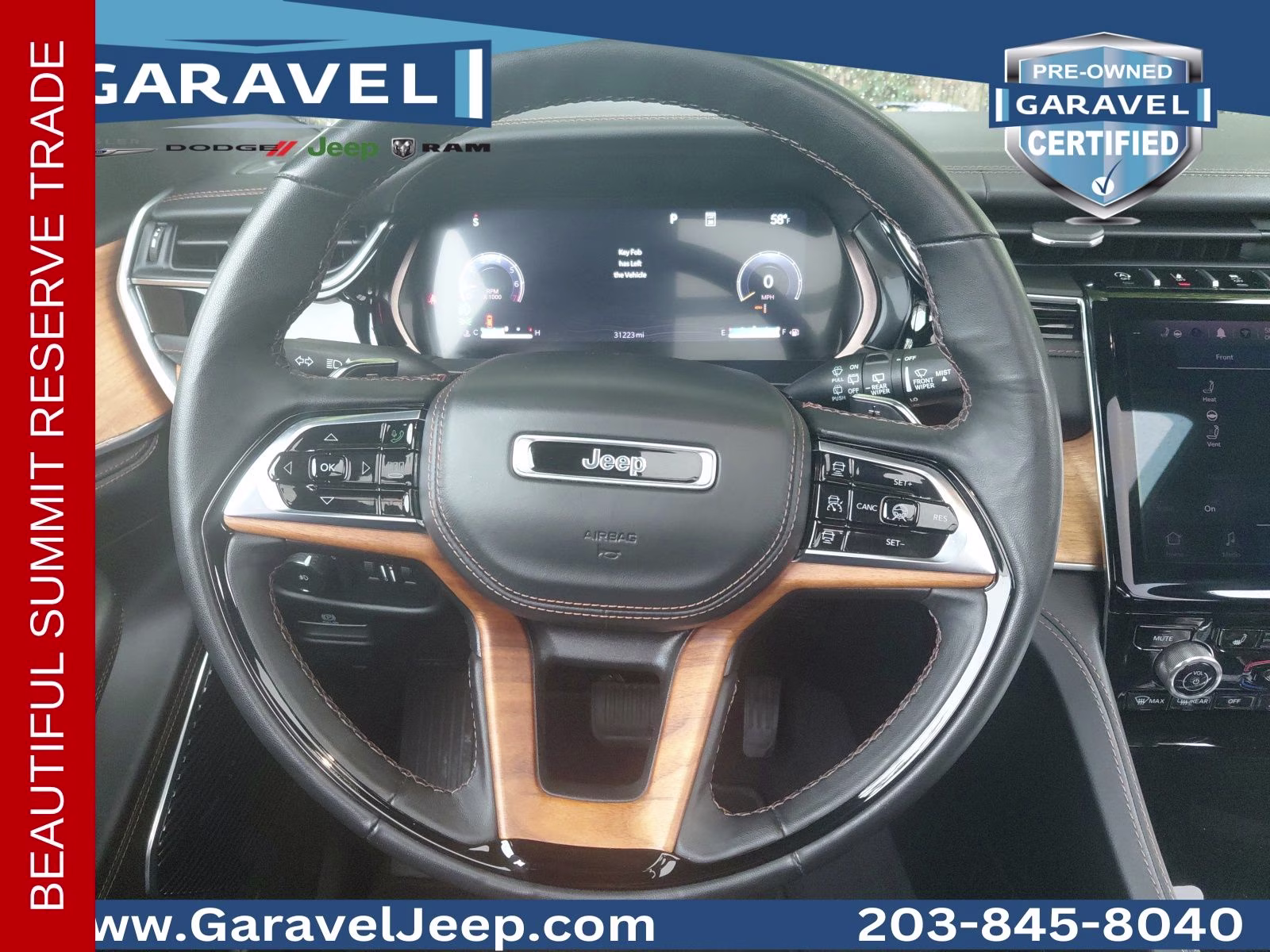 2023 Bright White Clearcoat Jeep Grand Cherokee L Summit 4X4 SUV