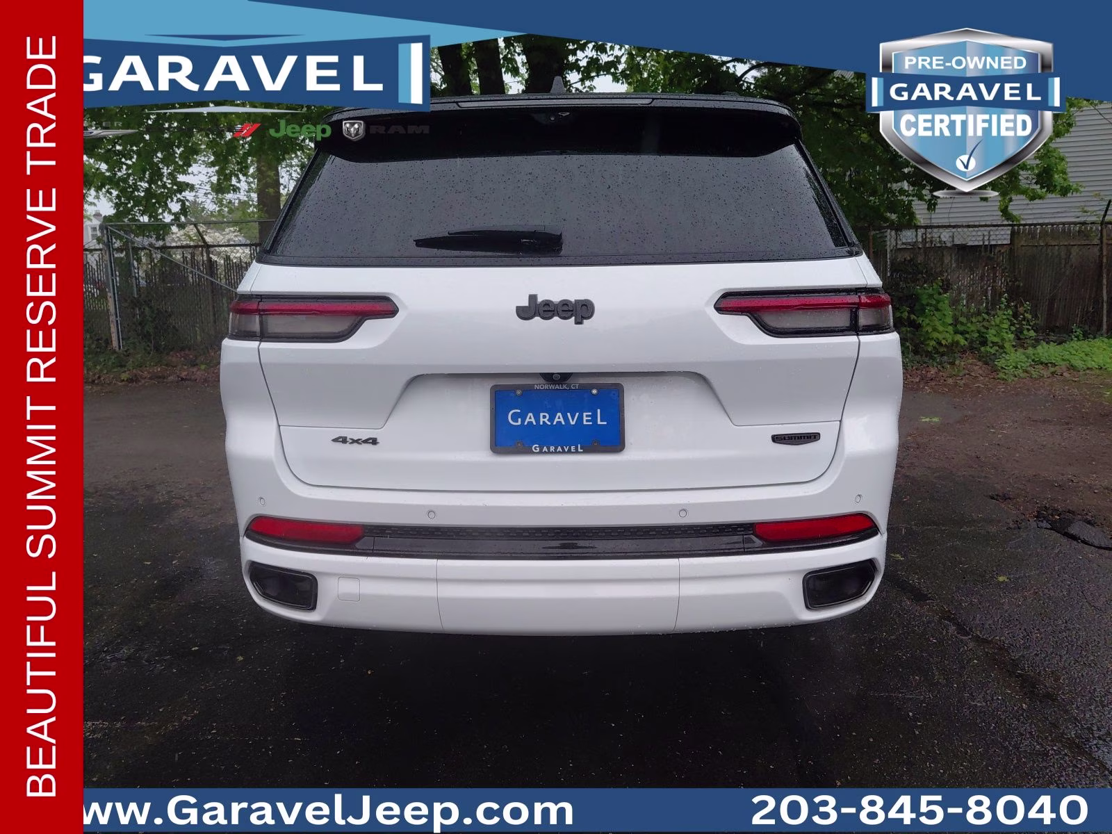 2023 Bright White Clearcoat Jeep Grand Cherokee L Summit 4X4 SUV