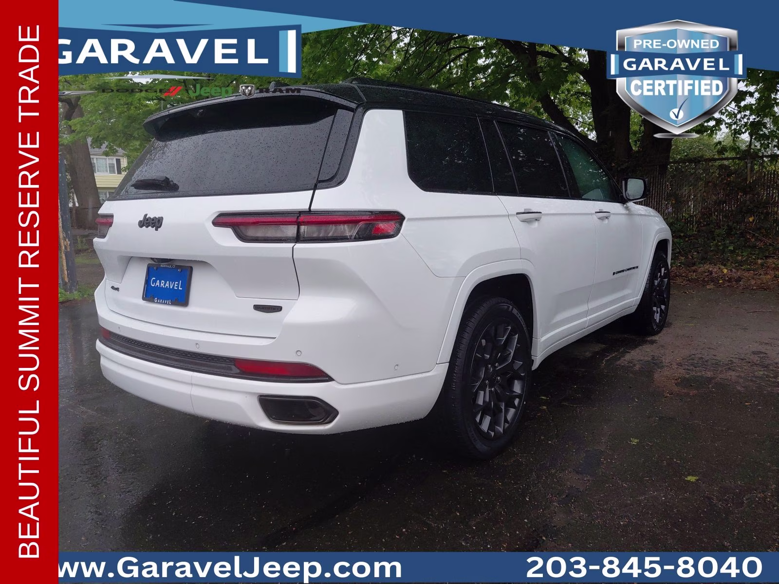 2023 Bright White Clearcoat Jeep Grand Cherokee L Summit 4X4 SUV