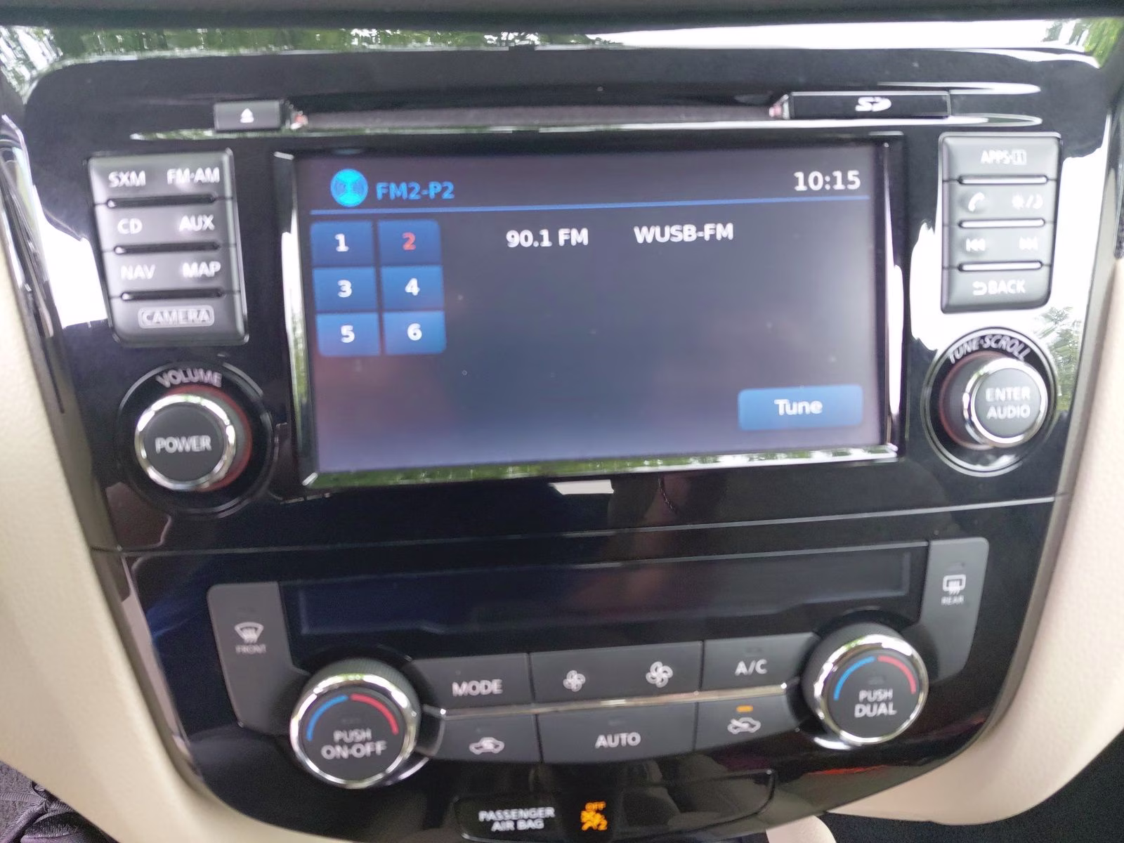 2015 Arctic Blue Metallic Nissan Rogue SL AWD SUV