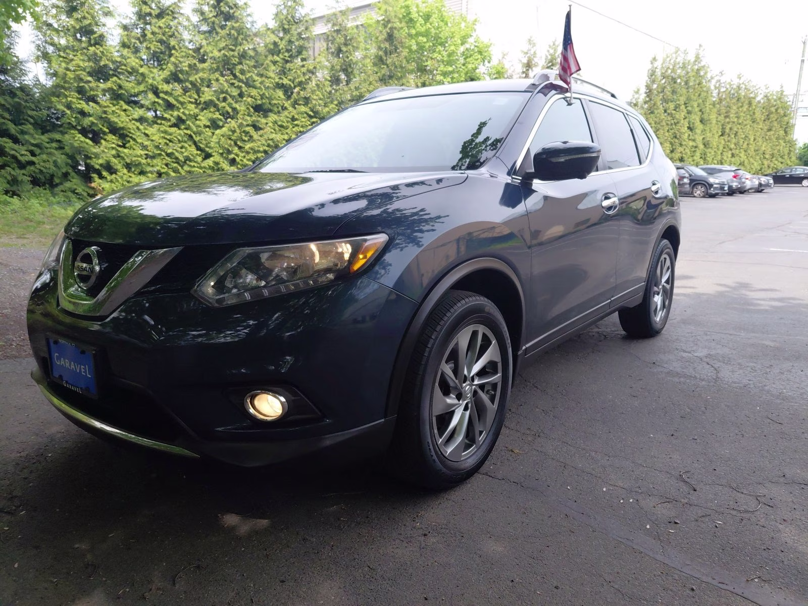 2015 Arctic Blue Metallic Nissan Rogue SL AWD SUV