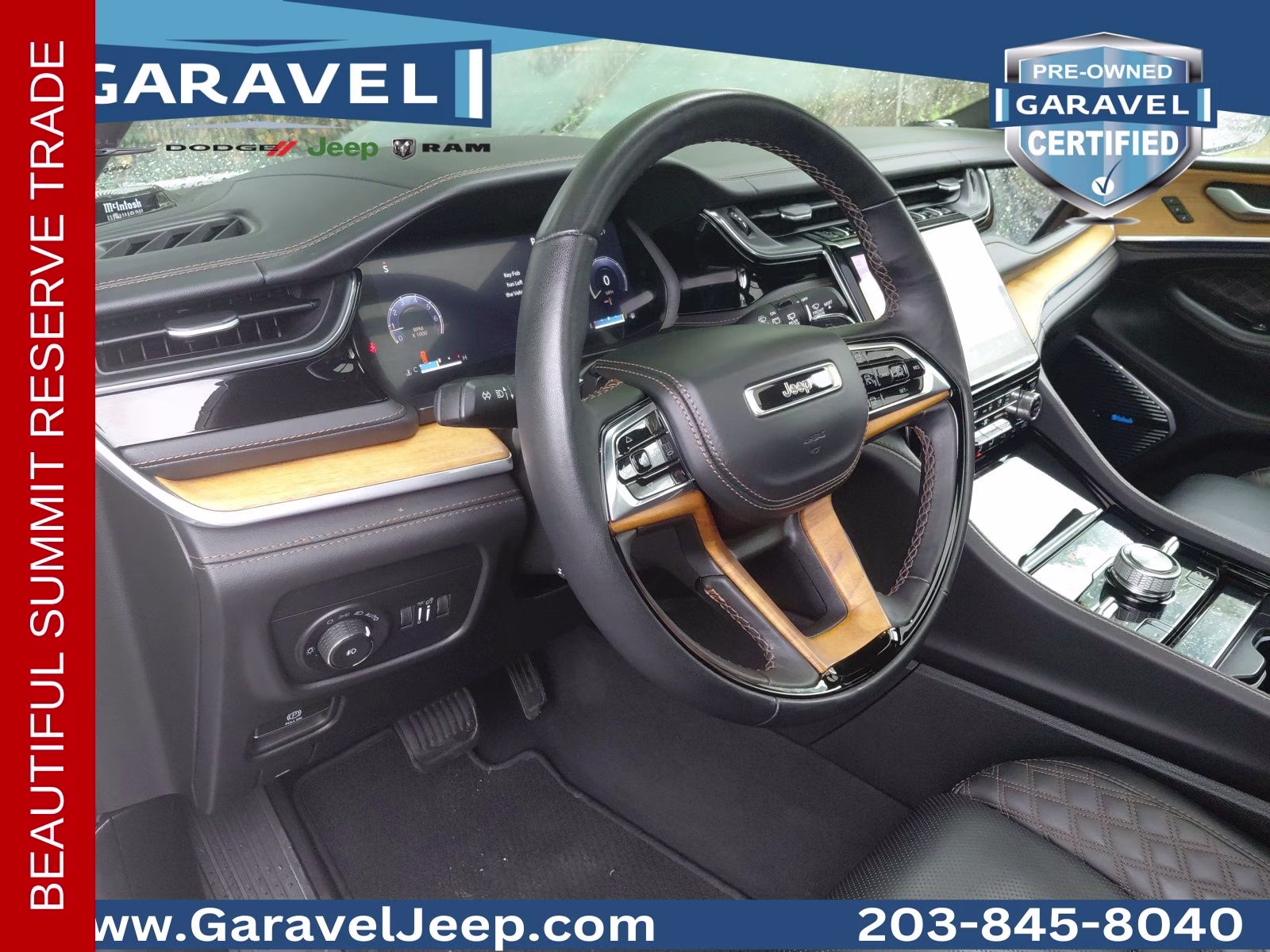2023 Bright White Clearcoat Jeep Grand Cherokee L Summit 4X4 SUV