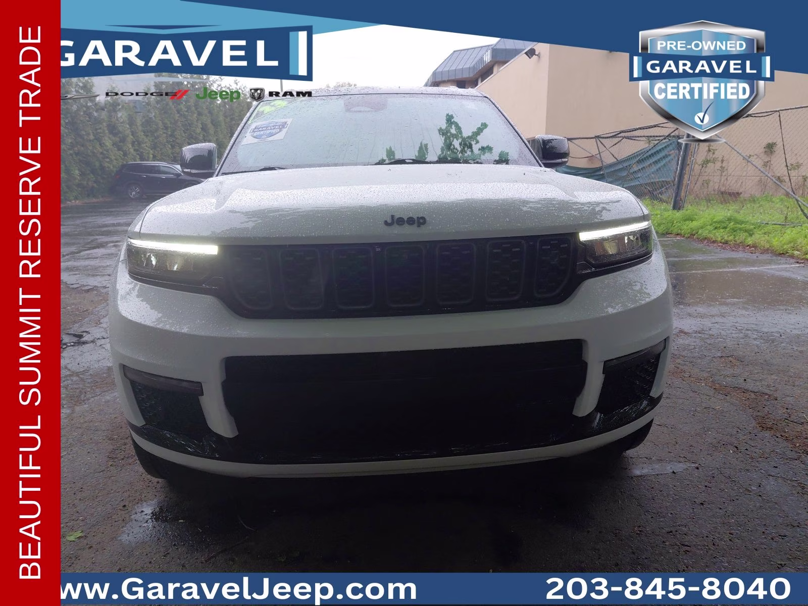 2023 Bright White Clearcoat Jeep Grand Cherokee L Summit 4X4 SUV