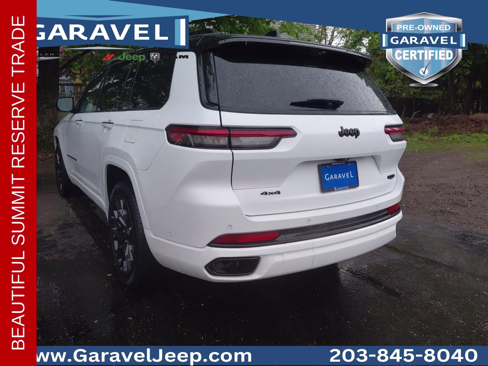 2023 Bright White Clearcoat Jeep Grand Cherokee L Summit 4X4 SUV