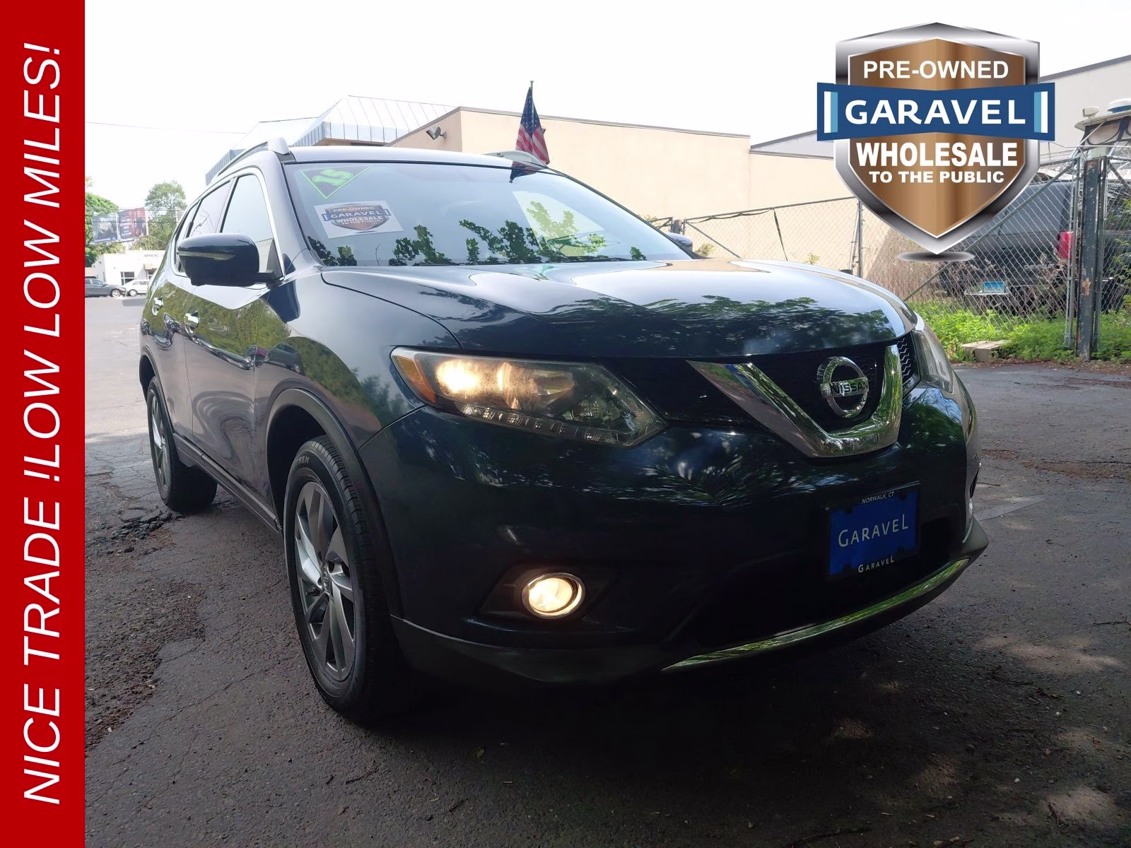 2015 Arctic Blue Metallic Nissan Rogue SL AWD SUV