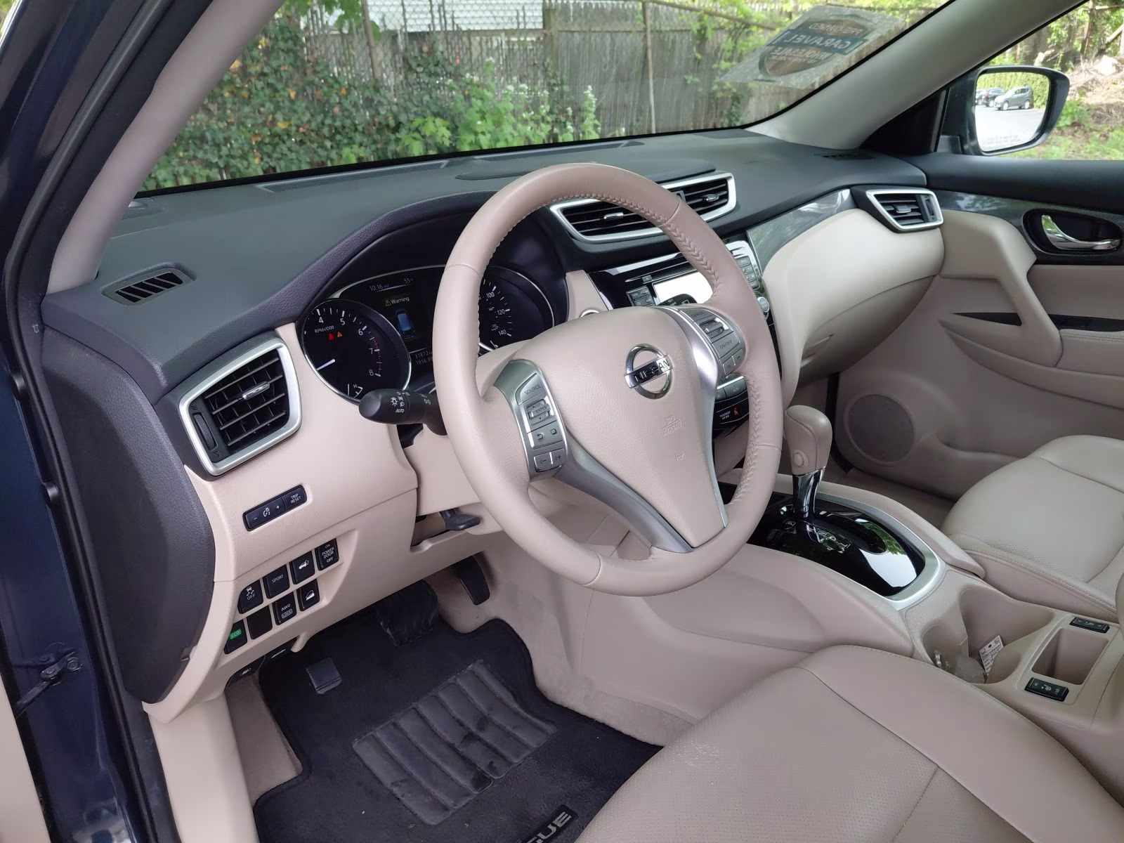 2015 Arctic Blue Metallic Nissan Rogue SL AWD SUV
