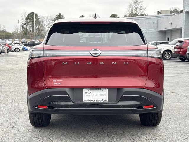 2025 Scarlet Ember Tintcoat Nissan Murano SV AWD SUV