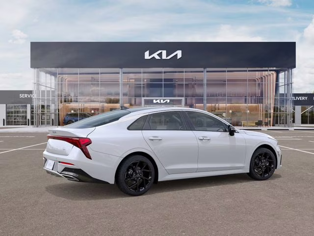 2026 Snow White Pearl Kia K5 GT-Line AWD Sedan