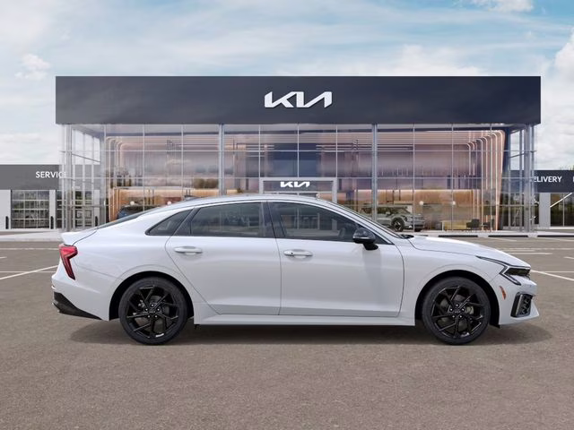 2026 Snow White Pearl Kia K5 GT-Line AWD Sedan