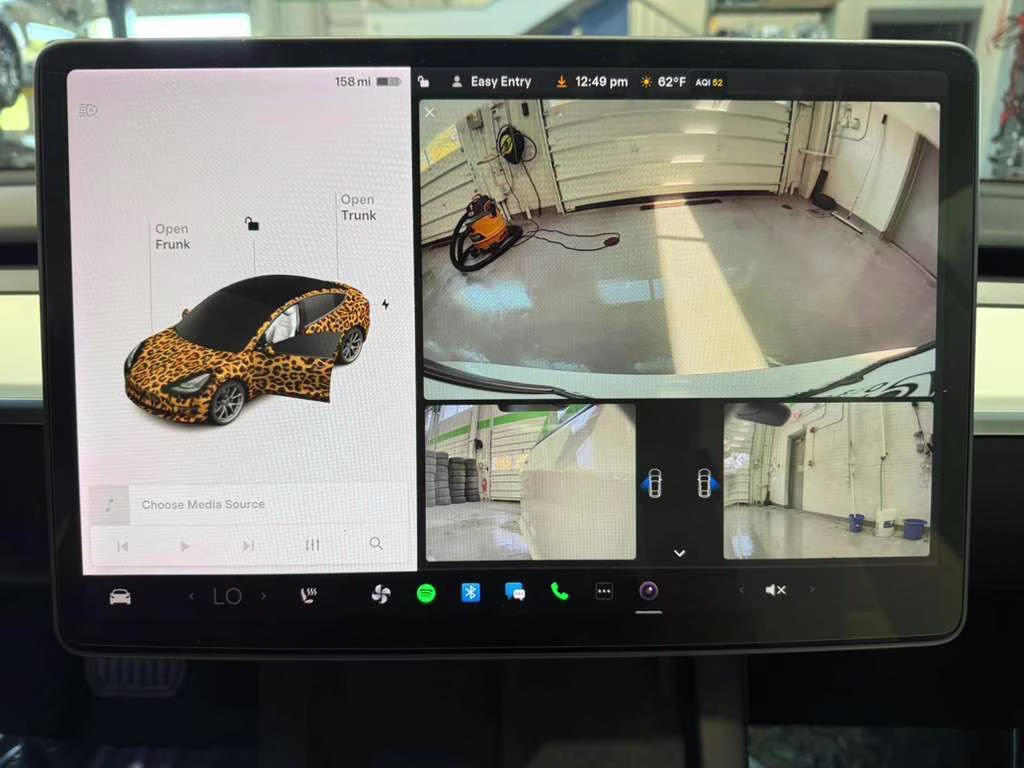 2021 White Tesla Model 3 Long Range AWD Sedan