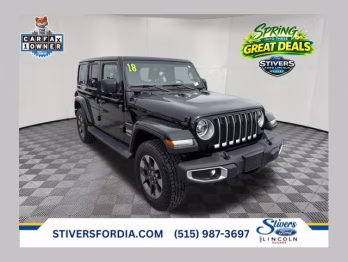 2018 Black Clearcoat Jeep Wrangler Unlimited Sahara 4X4 SUV
