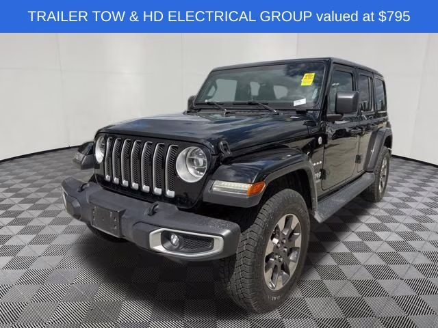 2018 Black Clearcoat Jeep Wrangler Unlimited Sahara 4X4 SUV