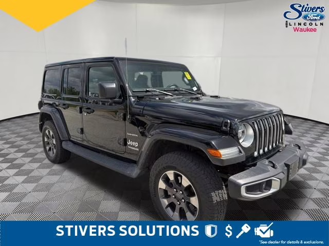 2018 Black Clearcoat Jeep Wrangler Unlimited Sahara 4X4 SUV