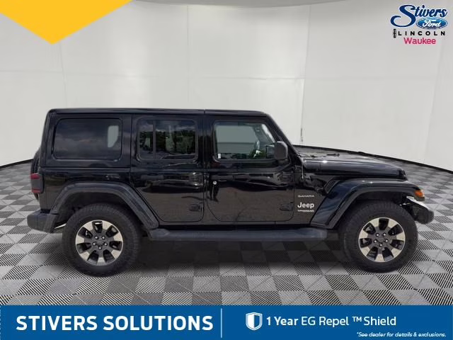 2018 Black Clearcoat Jeep Wrangler Unlimited Sahara 4X4 SUV