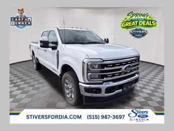 2025 Oxford White Ford Super Duty F-350 SRW Lariat 4X4 Truck