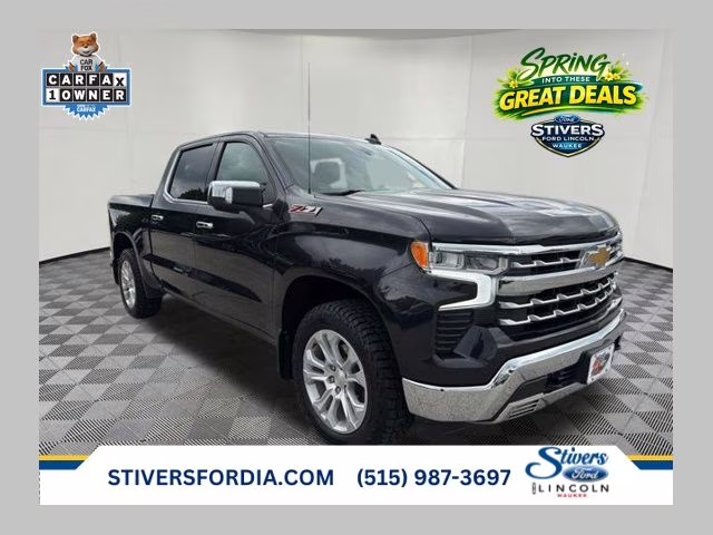 2022 Dark Ash Metallic Chevrolet Silverado 1500 LTZ 4X4 Truck